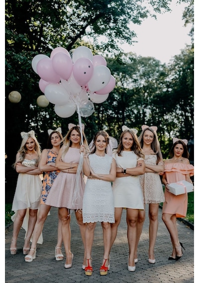 Bride To Be Led Işıklı Zincir Balon Süsleme Seti Mekan Oda Gelin Bekarlığa Veda Partisi Gümüş Set