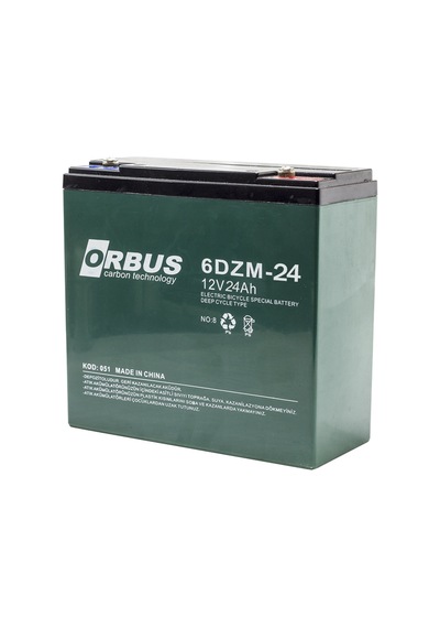 Orbus 6dzm-24 12 Volt 24 Amper Elektrikli Bisiklet Aküsü Diğer