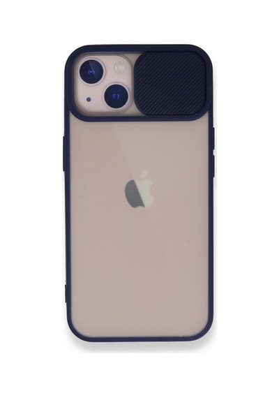Apple Uyumlu  iPhone 13 Mini ile Kapak Lensi Açılır Kapanır Kamera Korumalı Kılıf