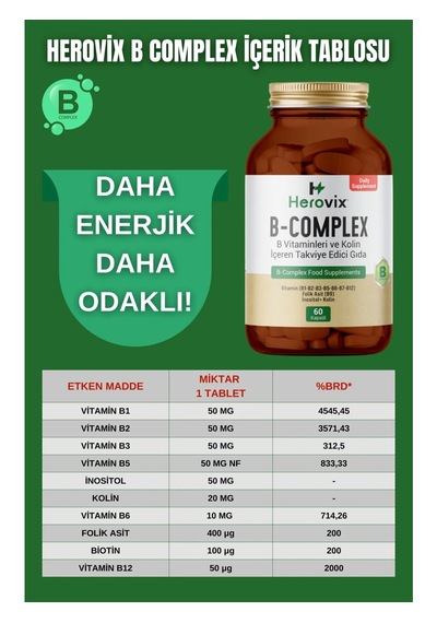 Herovix Sporculara Özel 6'lı Mega Paket Omega3, Magnezyum, Multi