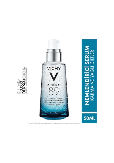 Vichy Mineral 89 Termal Su ve Doğal Hyalüronik Asit İçeren Serum 50 ML