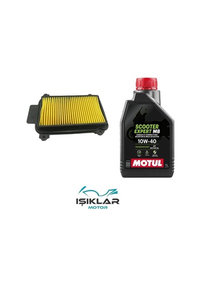 Hero Dash 110 Motul Yağ Ve Hava Filtre Bakım Seti Bs0002