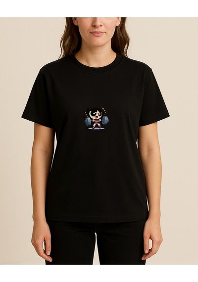 Hugo Boss Buttercup Baskılı T-shirt Siyah