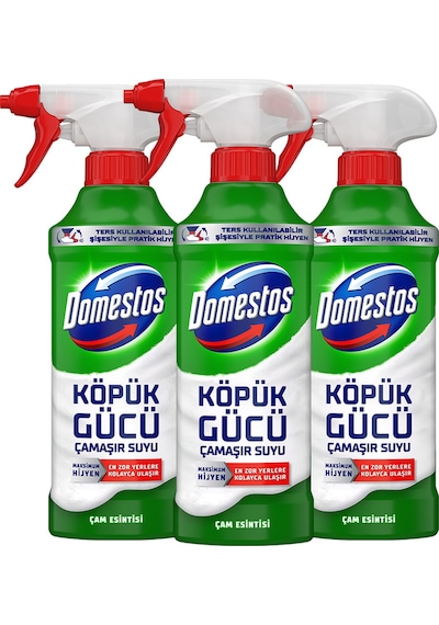 Köpük Gücü Köpük Çamaşır Suyu Çam Ferahlığı 450 Ml X3 Diğer