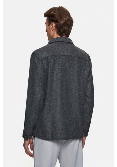 Twn Relaxed Fit Antrasit Armürlü Gömlek Ceket 3ec04bn114841 Antrasit