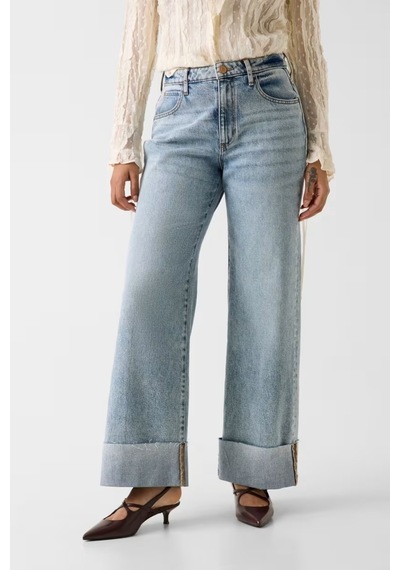 Guess Rey Loose Fit Kadın Jean Pantolon W6ya4bd1454 Mavi