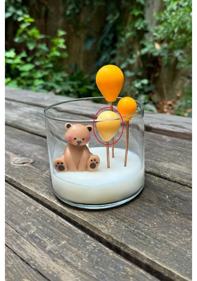 Rufus Concept Balon Elips Orta Boy Silikon Mum Kalıbı