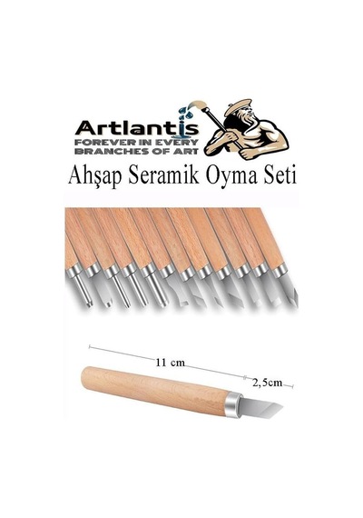 Ahşap Seramik Oyma Seti 3 Lü 1 Paket İskarpela Seti Paslanmaz Çelik Bıçaklı Ağaç Oyma Heykel Hobi Kretuar Grav