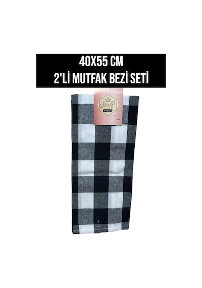40x55 Cm 2'li Mutfak Temizlik Bezi Seti Diğer