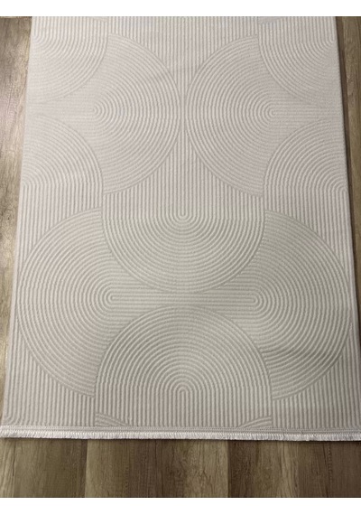 Hoom Rugs Aria 1126 Krem Pamuk Taban Modern Halı Krem