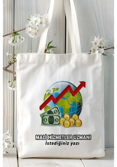 Art Hediye Mali Hizmetler Uzmanı Baskılı Bez Omuz Çantası Kişiye Özel Model 11 Çok Renkli