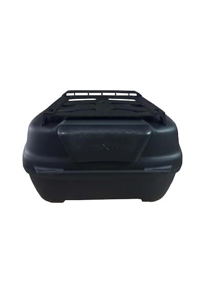 Motosiklet Arka Çanta 45 Litre Sırt Dayama Ve Üst Tabla Full Set Siyah Siyah