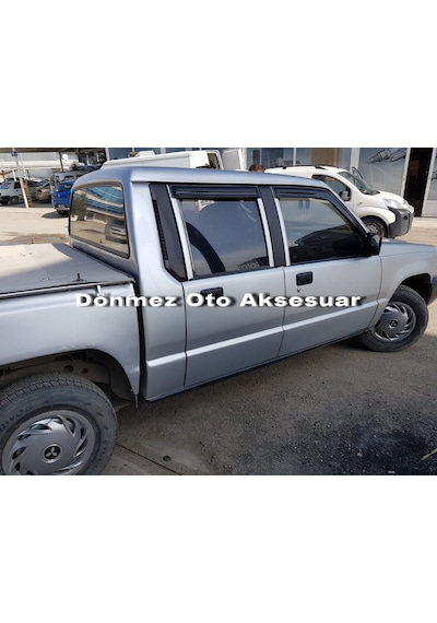 Mitsubishi L200 Mügen Cam Rüzgarlığı Direkli 1993-1999 Arası 4 Lü N11.30922