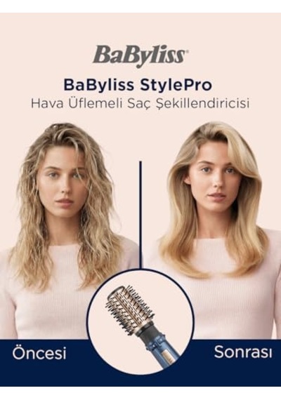Hava Üflemeli Döner Başlıklı Saç Şekillendirici Set Stylepro 1000w 4 Başlık Iyon Teknolojisi As965e