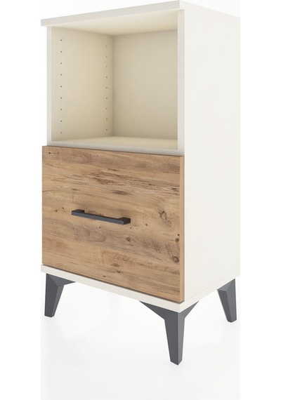 Arges Komodin Tek Çekmeceli 44x30x80 Aytaşı-çam Aytaşı