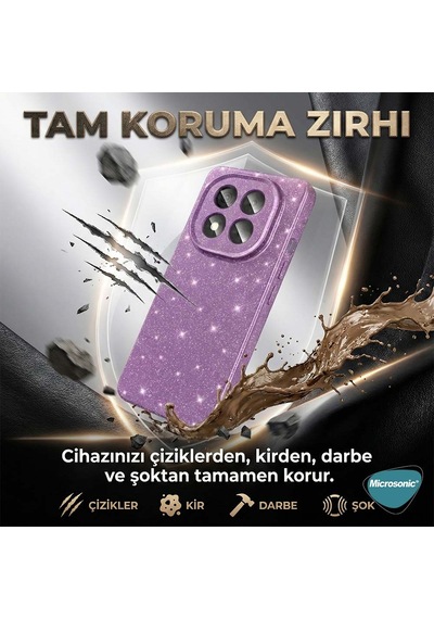 Microsonic Samsung Galaxy Uyumlu A15 Kılıf Grand Stardust Pembe -