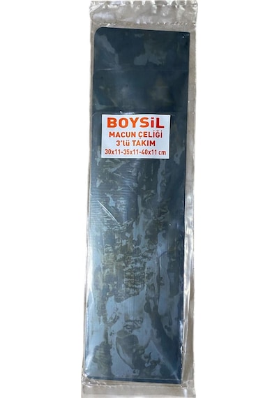 Boysil Macun Çeliği 3 Lü Takım 30 11-35 11-40 11cm