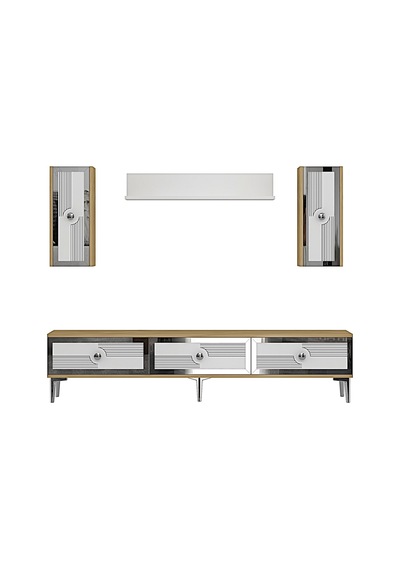 Tvr1816dbs Pega Tv Ünitesi Takımı Safirmeşe-beyaz-silver 180cm Safirmeşe - Beyaz - Gümüş Tvr1816dbs Pega Tv Ünitesi Takımı Safirmeşe-beyaz-silver 180cm Safirmeşe - Beyaz - Gümüş
