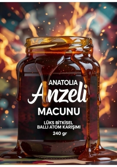2 X 240 Gr Anzeli Anatolia Toros Polenli Ginsengli Karışık Ballı Bitkisel Besin