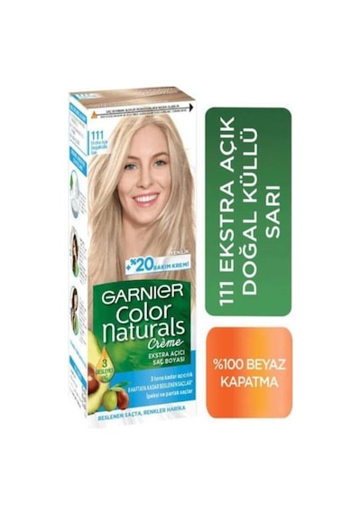 Garnier Color Naturals 111 Ekstra Açık D.Kül Sarı