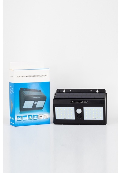 30w Solar Led Duvar Aydınlatma Beyaz Işık Dış Mekan Ip65