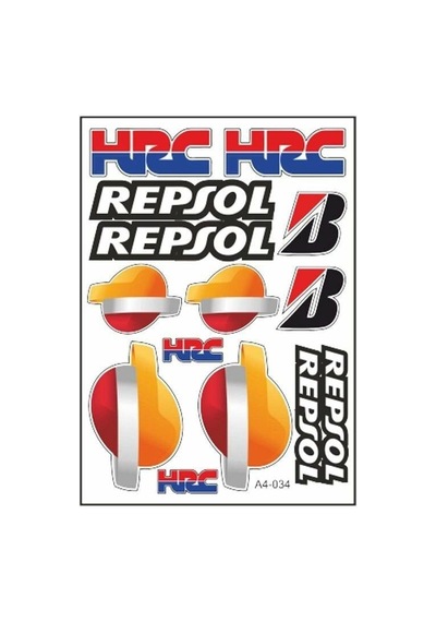 A4 Sticker 034 Tek Paket Çoklu Sticker Standart