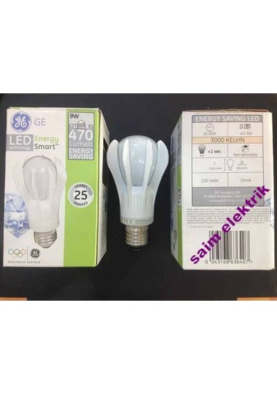 9W Led Ampul General Elc 470 Lümen 3000 Kelvin
