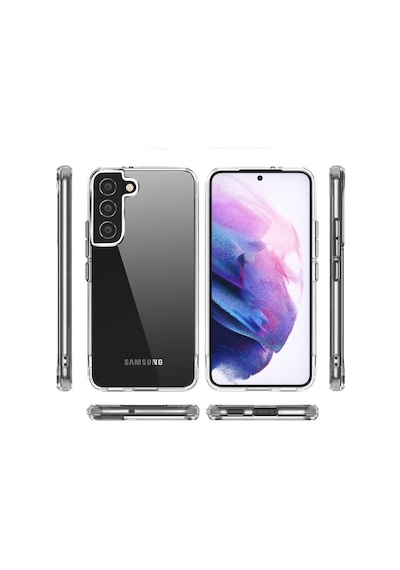 Zore Galaxy Uyumlu S22 Plus Kılıf Forst Kapak - Renksiz Renksiz