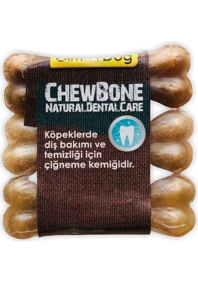 Gimdog Mordimi Ağız ve Diş Sağlığı İçin Naturel Köpek Çiğneme Kemiği 3'lü 60 G