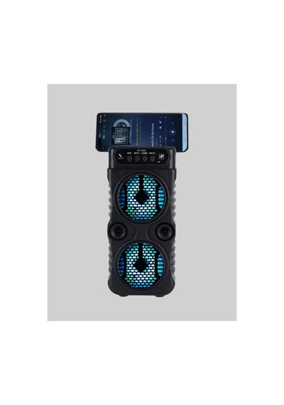 Kablosuz Led Işıklı Bluetooth Hoparlör Fm Ralu, Mikrofon Girişli