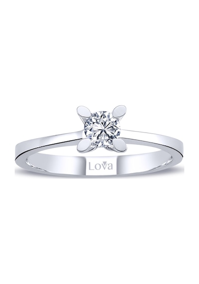 Lova D Renk 0,28 Karat Pırlanta Tektaş Yüzük - 1010132