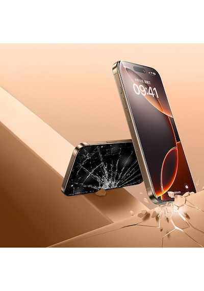 Apple Uyumlu   iPhone 16 Pro Max Benks 0.3mm Invisiwarrior Ekranı Tam Kaplayan Full Şeffaf Ekran Koruyucu