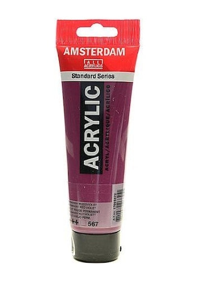 Talens Amsterdam Akrilik Boya 120 Ml. 567 Permanent Red Violet