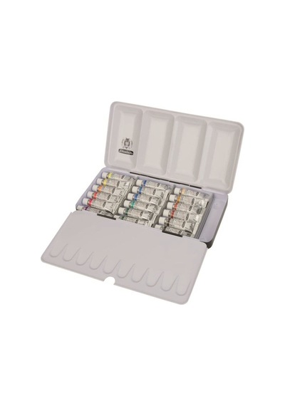 Schmincke : Horadam Aquarell Tüp Sulu Boya Seti 18 Renk X 5 Ml Tüp Metal Kutu