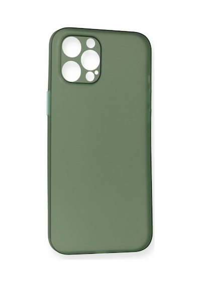 Cosmotex Newface Apple iPhone Uyumlu  12 Pro Max Kılıf Pp Ultra İnce Kapak - Yeşil
