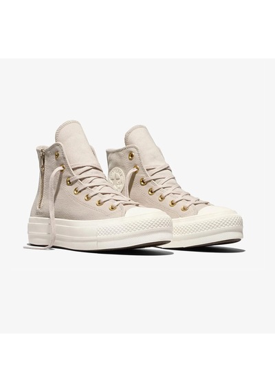 Converse Chuck Taylor All Star Platform Lift Kadın Günlük Spor Ayakkabı C-cona18386b10134 Bej
