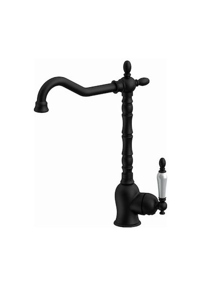 Gpd Retro Mtl180-S Tek Gövde Lavabo Bataryası Siyah