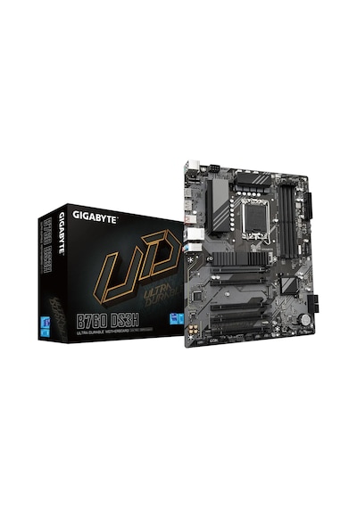 Gigabyte B760-DS3H Intel B760 7600 MHz (OC) DDR5 Soket 1700 ATX Anakart