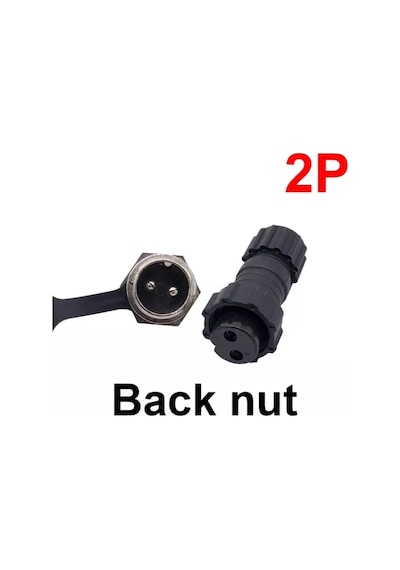 Mr-261n 2 Pinli Gx16 Su Geçirmez Mayk Konnektör Mike Fiş 2p