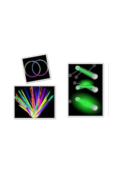 Fosforlu Kırılan Çubuk 100 Adet Glow Stick N11.43