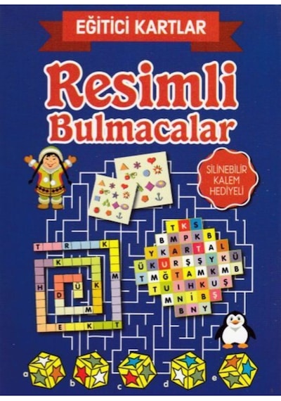 Eğitici Kartlar Resimli Bulmacalar