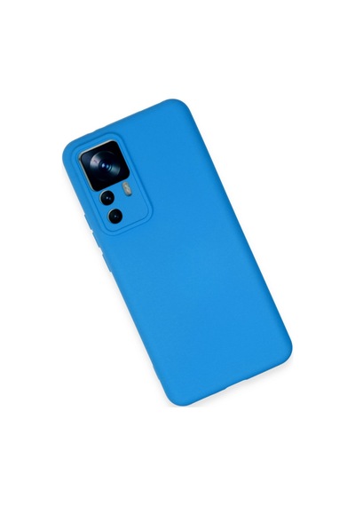 Xiaomi Mi 12t Pro Uyumlu Kılıf Nano İçi Kadife Silikon - Mavi