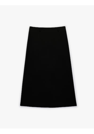 Koton Regular Fit Midi Kalem Etek Siyah 6sak70033uw Siyah