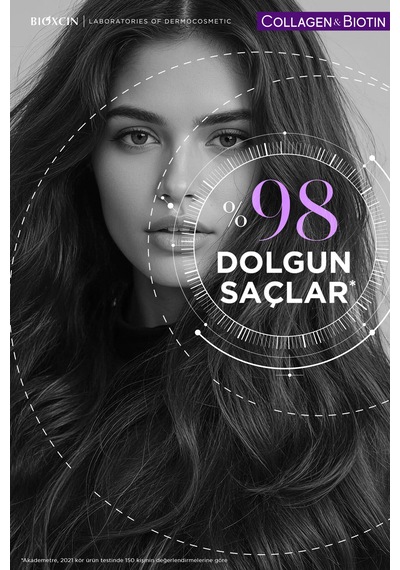 Collagen & Biotin Hacim Şampuanı + Hacim Verici Saç Bakım Kremi Tüm Saç Tipleri
