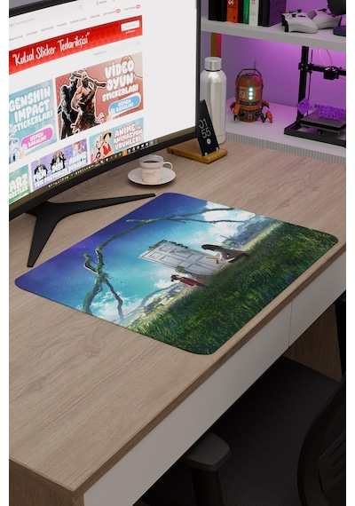 Suzume Anime V5 - 48x40 Xl Gaming Kauçuk Kaymaz Taban Mouse Pad Fare Altlığı