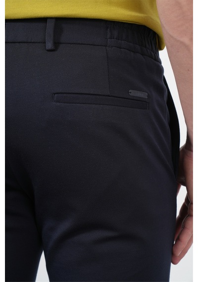 İmza Lacivert Yan Cep Slim Fit Esnek Jogger Pantolon 1003260373