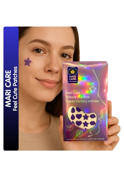 Mari Care Feel Cute Pimple Patches Super Variety Edition 24 Adet Mor