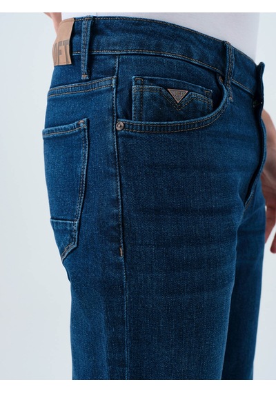 Loft 68 Simon Regular Fit Koyu Mavi Erkek Jean Pantolon Lf2037014 Koyu Mavi