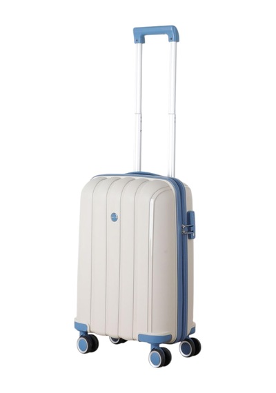 Mçs Polipropilen 2'li Valiz Seti Kabin & Makyaj V305 Kemik/sky Blue