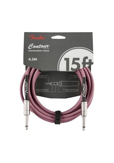 Fender Contour Serisi 4,5m Burgundy Mist Enstrüman Kablosu